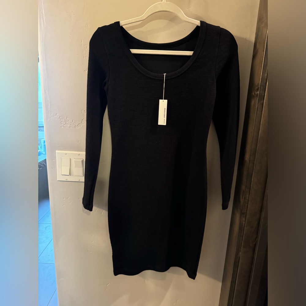 James Perse bodycon black dress